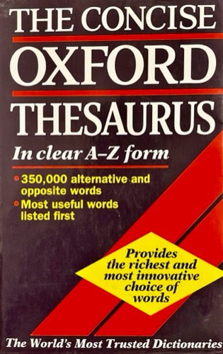The concise Oxford Thesaurus 