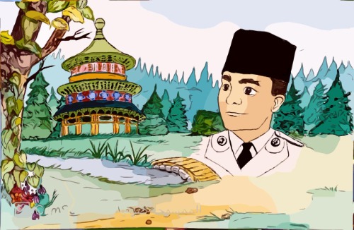 سوكارنو مؤسس جمهورية إندونيسيا 