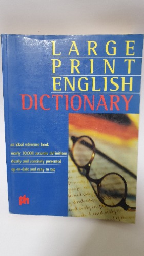 LARGE PRINT ENGLISH  DICTIONARY