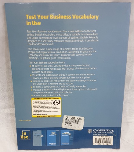 Test your Business Vocabulary in Use